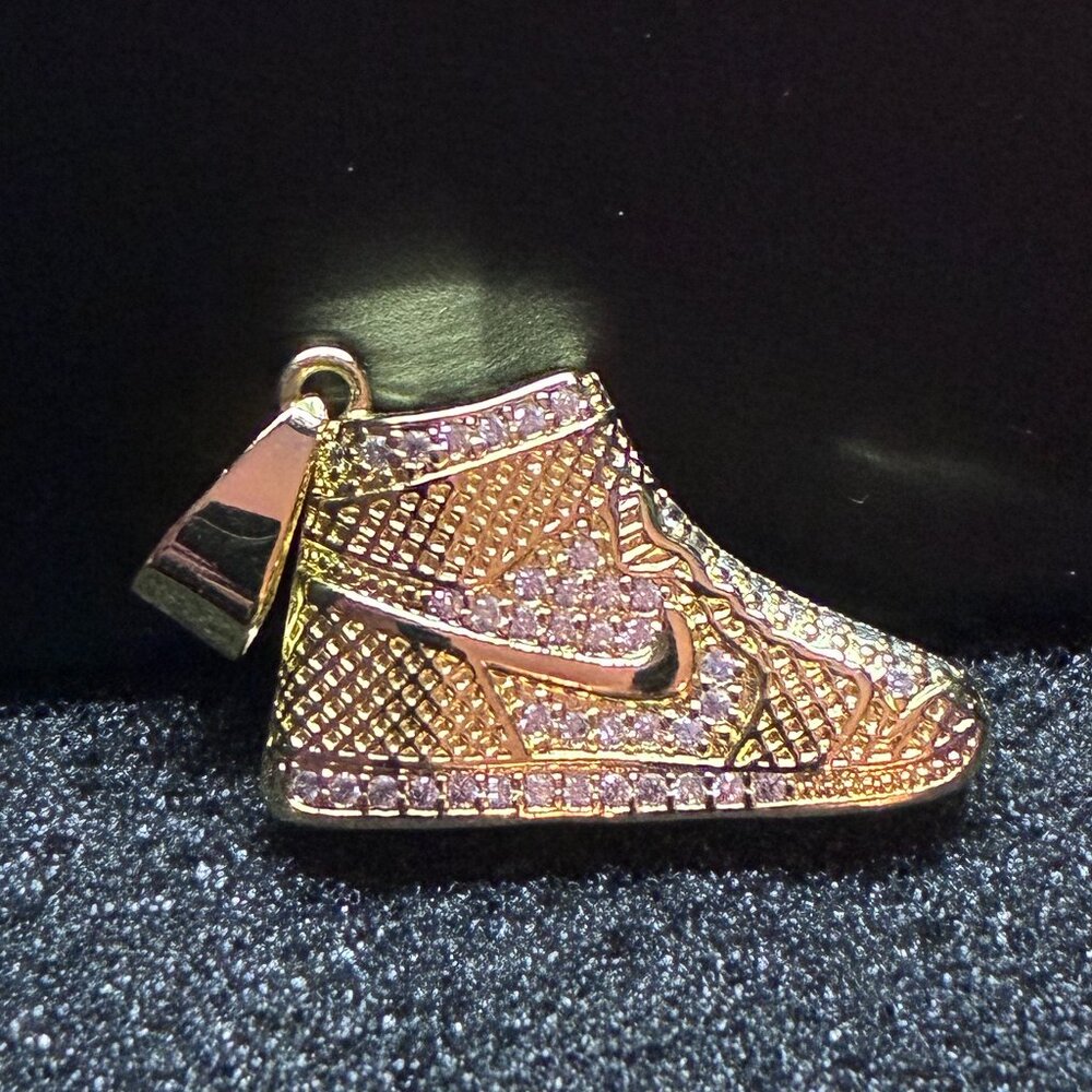 Gold Plated Sneakerhead Pendant